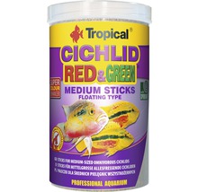 Futtersticks Tropical Cichlid Red&Green Medium Sticks 1 l