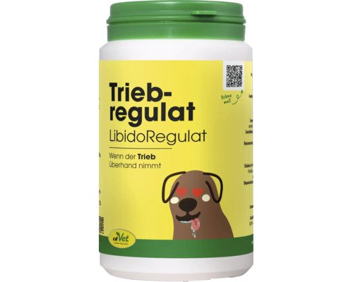cdVet Trieb-regulat LibidoRegulat, Ergänzungsfuttermittel für Hunde in einer Kunststoffdose.