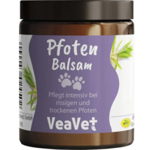 VeaVet Pfoten Balsam zur intensiven Pflege von rissigen und trockenen Pfoten in einer Dose mit cdVet Logo.