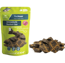 Fischkauer Schmackhafte Thunfisch Taler, 100 Prozent Thunfisch, getreidefreier und zuckerfreier proteinreicher Hundesnack.