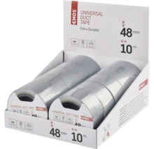 EMOS Universal-Panzerband, 48 Millimeter breit, 10 Meter lang, ultraviolettbeständig, von Hand reißbar, im Displaykarton.