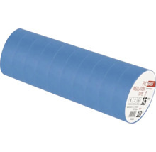 Set mit 10 Rollen PVC-Isolierband von EMOS, 15 Millimeter breit und 10 Meter lang.