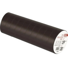 Isolierband aus Polyvinylchlorid, Breite 19 Millimeter, Länge 20 Meter, Packung mit mehreren Rollen, Sicherheitsstandards erfüllt, EMOS Logo.