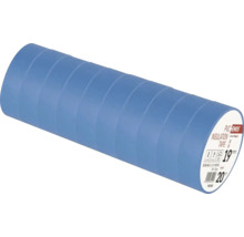 EMOS PVC-Isolierband, 10 Rollen, Breite 19 Millimeter, Länge 20 Meter, blau.