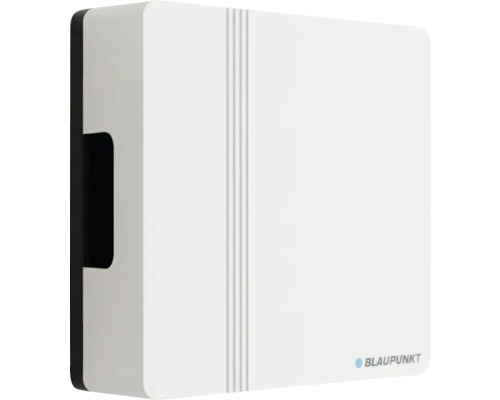 Blaupunkt Smart-Home-Zentrale, rechteckiges weißes Gehäuse mit vertikalen Linien und Blaupunkt Logo.