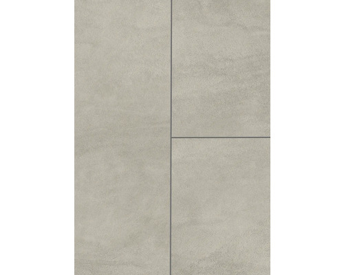 Graue Bodenfliesen in Betonoptik mit matter Oberfläche und sichtbarem Fugenbild.