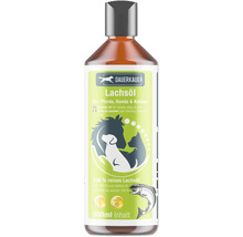 Dauerkauer Lachsöl für Pferde, Hunde und Katzen, 500 Milliliter Flasche mit Omega 3 und Omega 6.