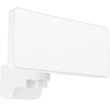 LED-Außenwandleuchte mit Bewegungsmelder, rechteckig, weiß