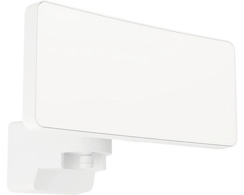 LED-Außenwandleuchte mit Bewegungsmelder, rechteckig, weiß
