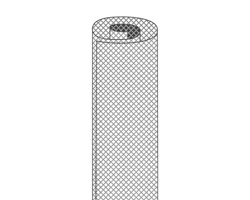 Rolle Maschendrahtzaun mit feinmaschigem Gittermuster.