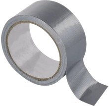 Rolle silbernes Panzerband aus Gewebe.