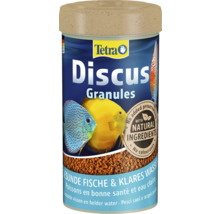 Dose Tetra Discus Granulat Fischfutter für Diskusfische mit natürlichen Inhaltsstoffen ohne Farb- und Konservierungsstoffe.