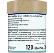 Tetra TabiMin Futtertabletten für am Boden fressende Zierfische, 120 Tabletten.