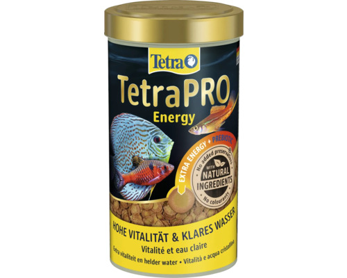 Tetra TetraPRO Energy Fischfutter in der Dose mit natürlichen Inhaltsstoffen für hohe Vitalität und klares Wasser