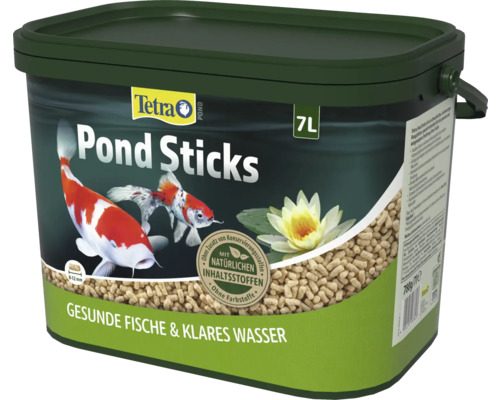 Tetra Pond Sticks Fischfutter für Gartenteiche im 7 Liter Eimer mit natürlichen Inhaltsstoffen für gesunde Fische und klares Wasser.
