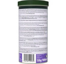 Rückseite der Dose Tetra Pond Variety Sticks Fischfutter für Gartenteichfische mit Inhaltsstoffen, Fütterungshinweisen und Barcode.