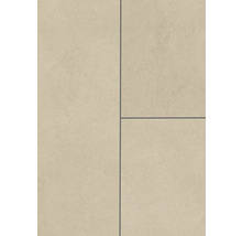Feinsteinzeugfliese in Beige mit Steinoptik und matter Oberfläche.