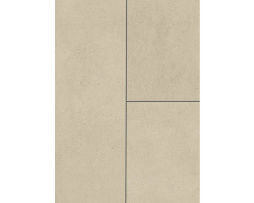 Feinsteinzeugfliese in Beige mit Steinoptik und matter Oberfläche.