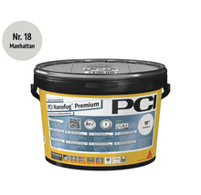 PCI Nanofug Premium Flexfugenmörtel Nummer 18 Manhattan für Fliesen und Naturwerksteine im Eimer