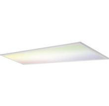 Flaches, rechteckiges LED-Panel mit weißem Rahmen für die Deckenbeleuchtung.