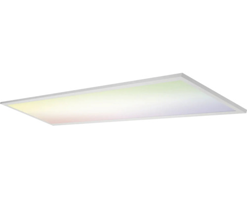 Flaches, rechteckiges LED-Panel mit weißem Rahmen für die Deckenbeleuchtung.