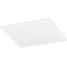 Quadratisches weißes LED-Panel zur Deckenmontage.