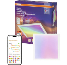 Osram Smart+ Planon LED Panel 300x300 mm mit Magic RGB und Tunable White, Steuerung per App und Fernbedienung.