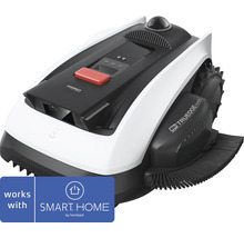 Mähroboter mit Kantentrimmer und Kamera, kompatibel mit Smart Home by Hornbach.