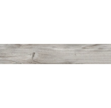 Bodenfliese in Holzoptik mit Maserung und Astlöchern