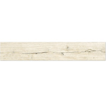 Bodenbelag in heller Holzoptik mit rustikaler Maserung und angedeuteten Rissen.