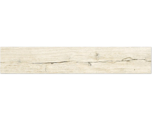 Bodenbelag in heller Holzoptik mit rustikaler Maserung und angedeuteten Rissen.