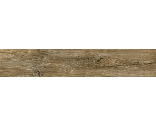 Feinsteinzeugfliese in Holzoptik mit Maserung und Astlöchern