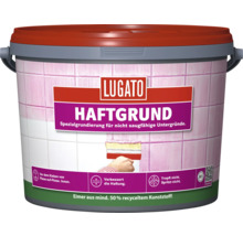 Lugato Haftgrund Spezialgrundierung für nicht saugfähige Untergründe im Kunststoffeimer.