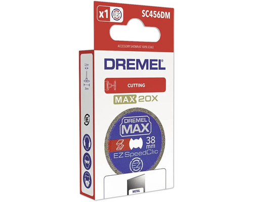 Dremel Max SC456DM Trennscheibe für Metall, EZ SpeedClic System, Durchmesser 38 Millimeter, 1 Stück.