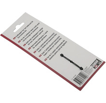 Rückseite der Verpackung für Cargo Point Endkappen 2er Set halbrund für Zurrschiene Aluminium mit Cargo Point Logo.