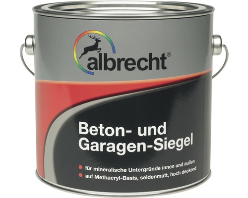 Albrecht Beton- und Garagensiegel Bodenbeschichtung steingrau 5 L Albrecht Beton- und Garagensiegel Bodenbeschichtung steingrau 5 L
