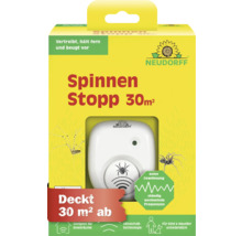 Neudorff Spinnen Stopp Ultraschall-Gerät für Innenräume, deckt circa 30 Quadratmeter ab, sicher für Kinder und Haustiere.