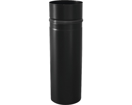 Pellet-Ofenrohr Bertrams Ø 100 mm pulverbeschichtet schwarz 0,25 m Schornsteinrohr-Verlängerung aus Metall