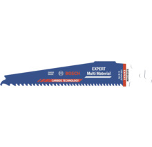 Bosch Säbelsägeblatt S959XHM Expert Multi Material mit Carbide Technology, Länge 150 Millimeter, 6 bis 8 Zähne pro Zoll. Bosch Logo.