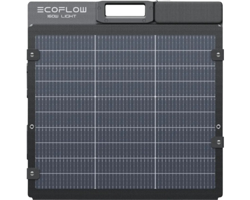 EcoFlow Solarpanel 160 Watt Light faltbar mit integriertem Tragegriff.
