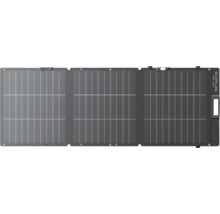 Tragbares EcoFlow Solarpanel bestehend aus drei klappbaren Segmenten für die mobile Stromversorgung.