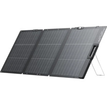 EcoFlow faltbares Solarpanel mit drei Segmenten und integriertem Ständer.