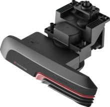 Schwarzes Roborock PreciEdge Sensormodul aus Kunststoff für Saugroboter.