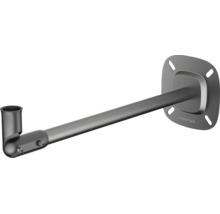 Roborock Wandhalterung für Zubehör, grauer Kunststoff, langer Arm mit Montageplatte und winkligem Ende.