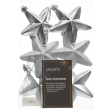 Bruchfester Christbaumschmuck Sterne Set von Decoris in glitzernder, matter und glänzender Ausführung.