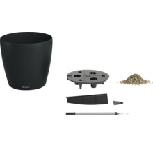 Lechuza All-in-One Set Pflanztopf mit Bewässerungssystem, Trennboden, Wasserstandsanzeiger und Pflanzsubstrat.