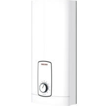 Weißer Stiebel Eltron Durchlauferhitzer mit Drehregler zur Temperatureinstellung von 30 bis 60 Grad Celsius.