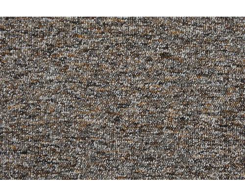 Nahaufnahme eines melierten Schlingenware Teppichbodens mit strukturierter Oberfläche.