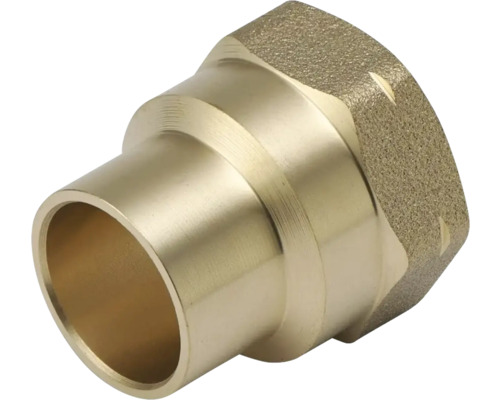 Messing-Fitting für Rohrverbindungen, Reduzierstück mit Sechskant.
