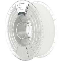 Extrudr 3D-Druck Filament Flex Medium Matt weiß, 1,75 Millimeter Durchmesser, 750 Gramm auf einer transparenten Spule.
